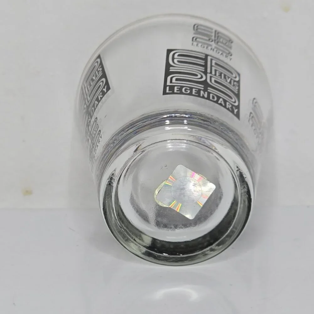 Elvis Presley Legendary 25th Anniversary Glass‎ Souvenir Shot Glass EPE Bar Ware